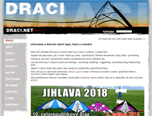 Tablet Screenshot of draci.net